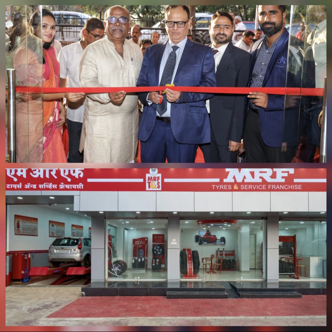 शहरातील टायर विक्री आणि सर्विस क्षेत्रातील नामांकित नाव असलेल्या आर.एम.टायर्सच्या दुसऱ्या भव्य शोरूमचे कळंबा येथे उद्घाटन